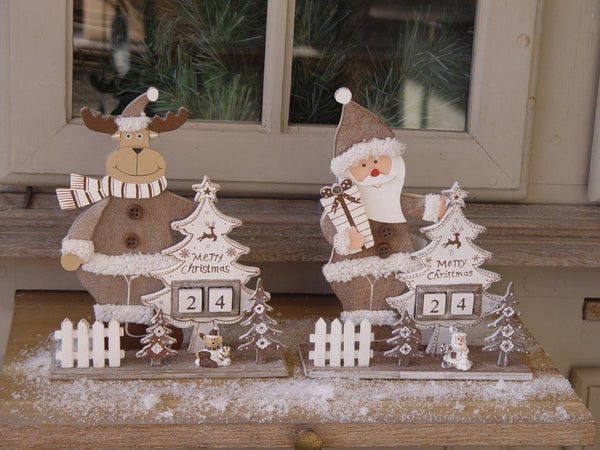 Christmas wooden calendar